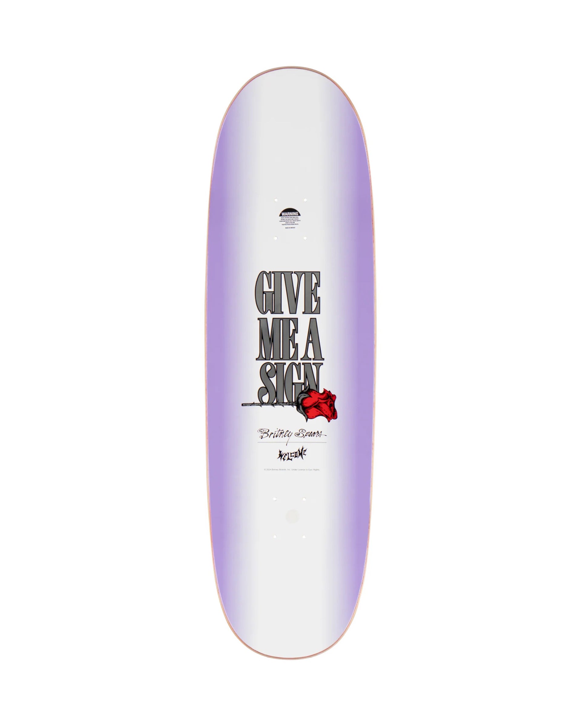Britney Spears X Welcome Angel on Boline 2.0 9.5" Deck