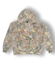 Garage Skate Shop Men's Weathered Wood Camo Pullover Hoodie