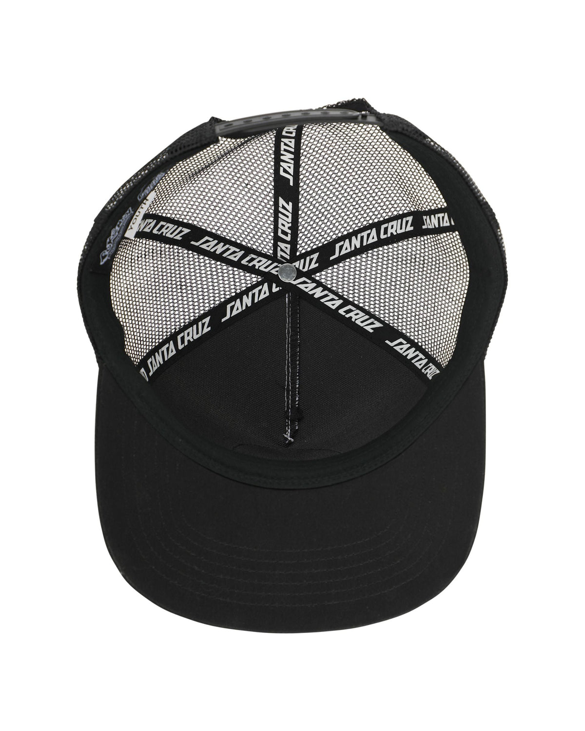 Santa Cruz Youth Pokémon TCG Hand Mesh Trucker Structured Hat - White/Black