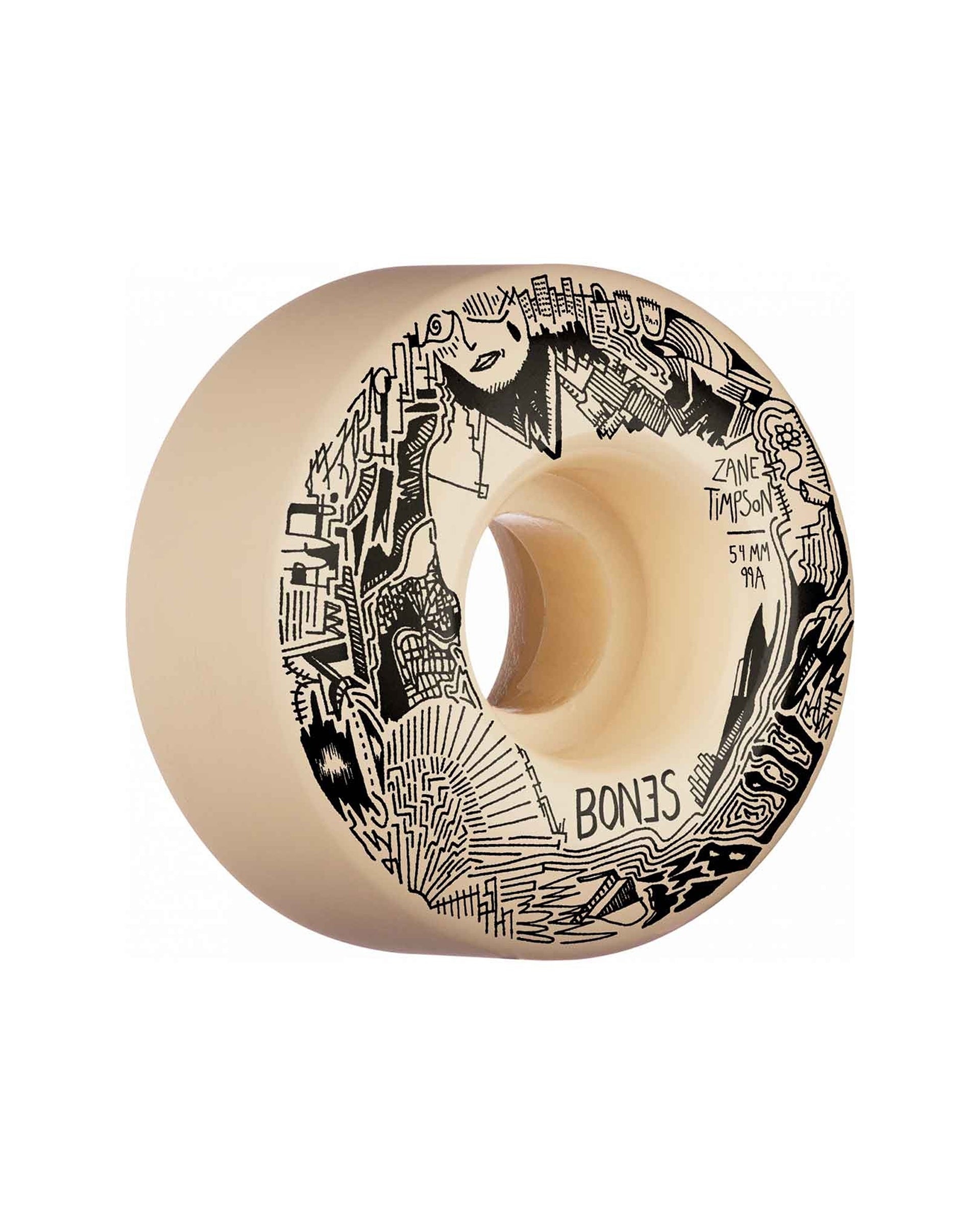 Bones Wheels Pro STF Zane Timpson Memorial V4 Wide 99A Wheel
