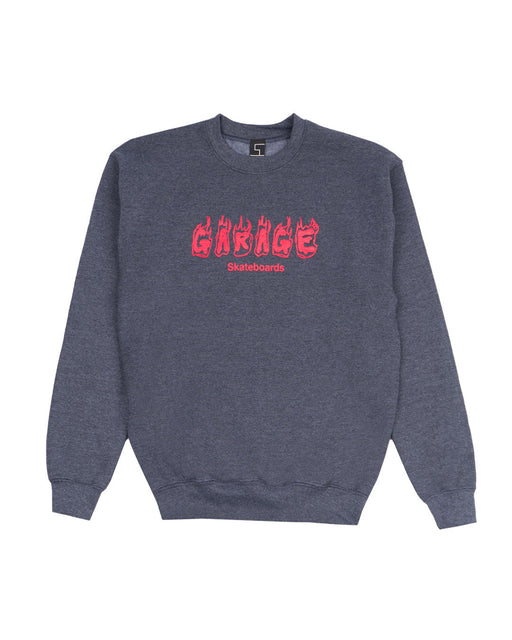 Garage Skate Shop Boy's Burner Crewneck Sweatshirt