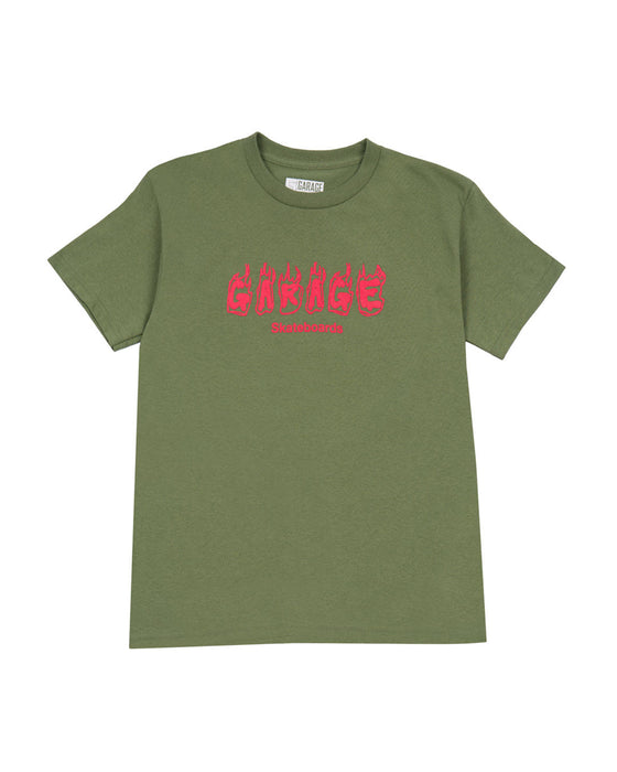 Garage Skate Shop Boy's Burner Short Sleeve Tee