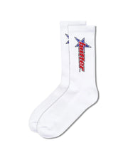 Butter Goods Racer Socks - White
