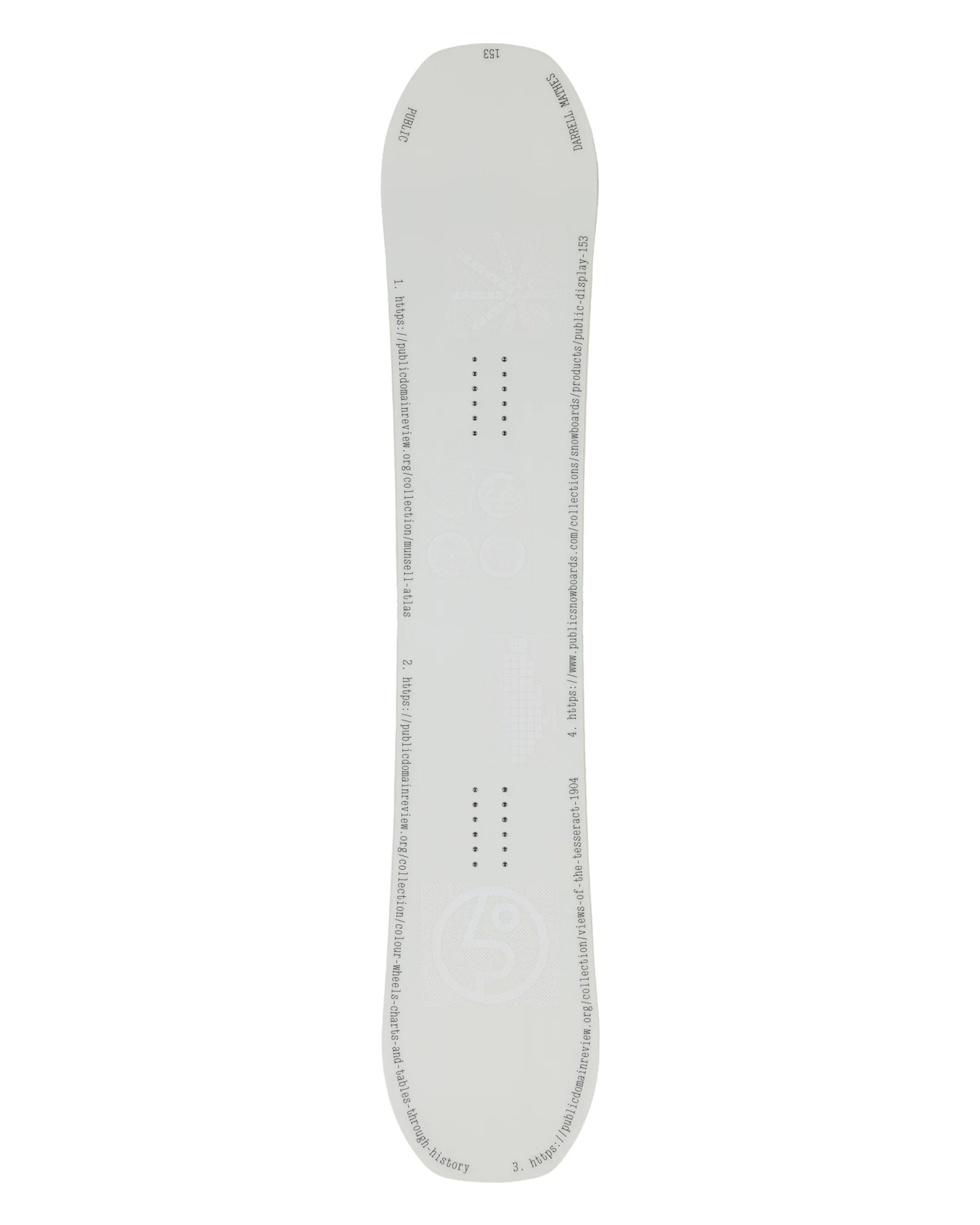 Public Snowboards Display Snowboard