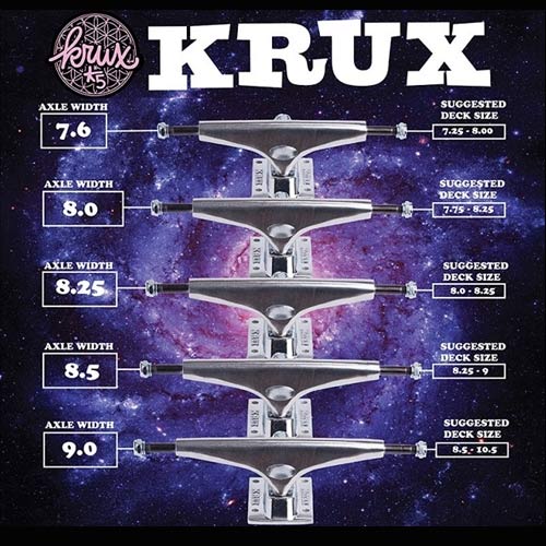 Krux Trucks Size Chart