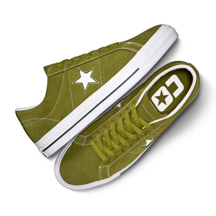 Cons One Star Pro Suede - Trolled Green/White/Black