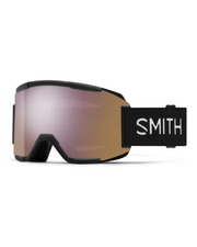 Squad Goggles - Black/ ChromaPop Everyday Rose Gold Mirror