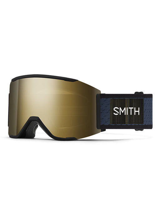 Squad MAG Snowboard Goggles (PS) - TNF Shady Blue x Smith/ChromaPop Sun Black Gold Mirror Lens