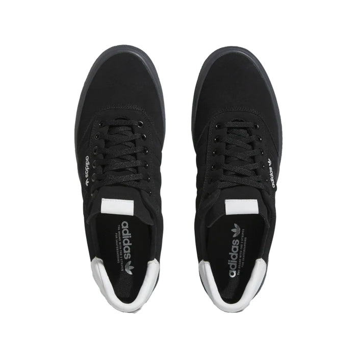 Adidas Skateboarding 3MC Shoes - Core Black / Cloud White / Better Scarlet