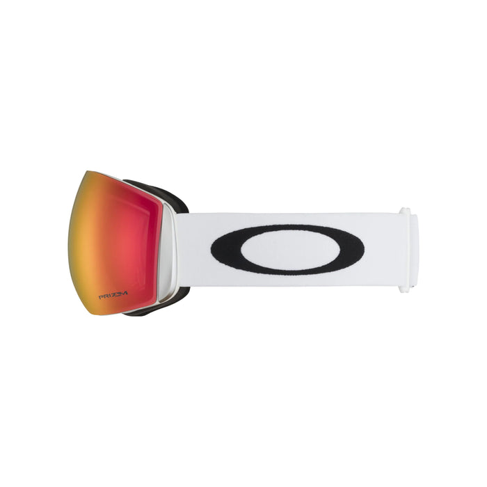 Oakley Flight Deck™ L Snow Goggles - Matte White Strap/ Prizm Snow Torch Iridium Lenses