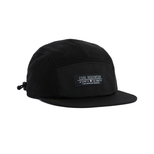 Coal Headwear ﻿The Bridger Fleece 5 Panel Hat - Black