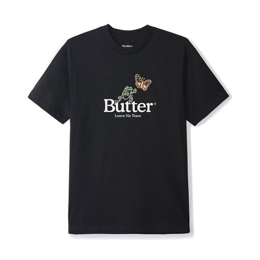 Butter Goods Mens Leave No Trace S/S T-Shirt Black