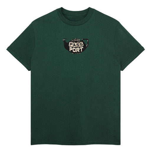 Pass~Port Skateboards Tea Pot Embroidery S/S T-Shirt - Range 36