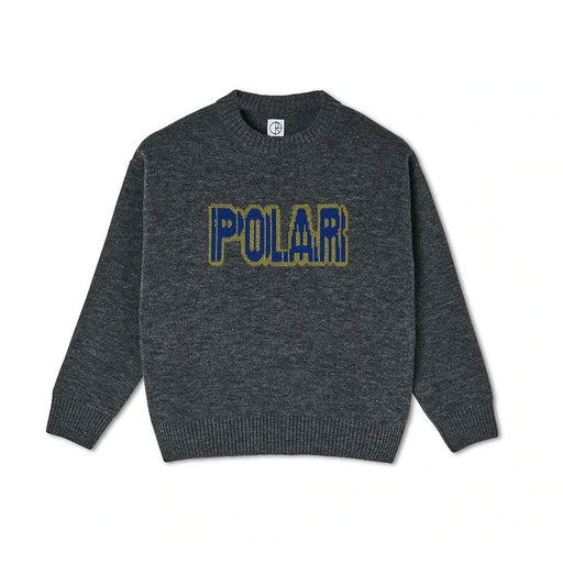 Polar Skate Co. Mens Earthquake Logo Knit Sweater