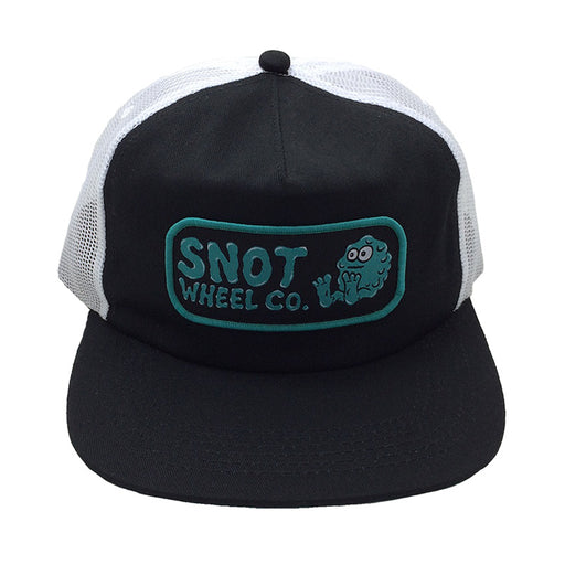 Snot Wheel Co Snot Patch Trucker Hat Black