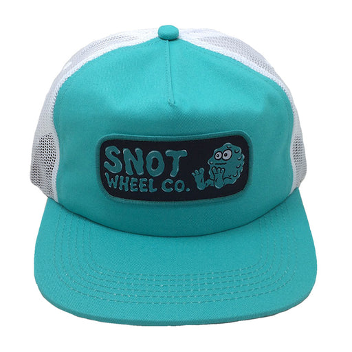 Snot Wheel Co Snot Patch Trucker Hat Teal