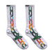 Stingwater Aapi in Chains Socks White Multi