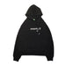 Stingwater Mens Embroidered Melting Logo and Skull Patch Hoodie Black