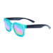Happy Hour Shades Wolf Pup Sunglasses - Electric Blue Rainbow