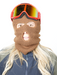 Garage Skateshop Ian Knitted Balaclava Ski Mask- Light Brown