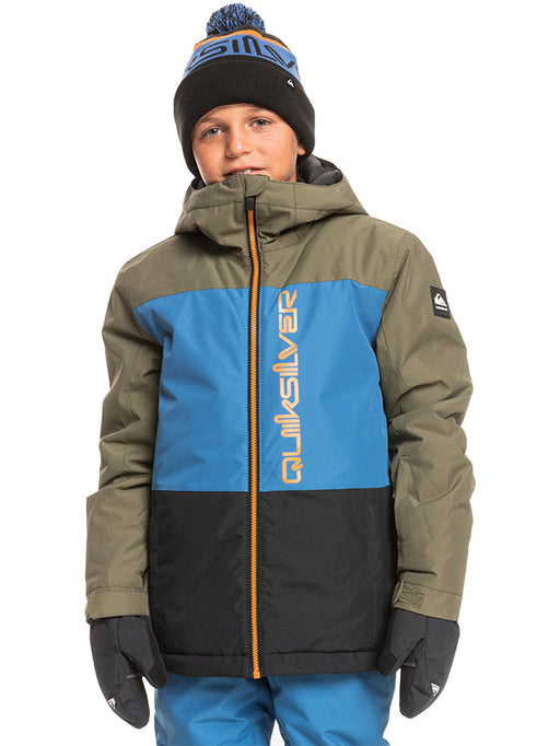 Quiksilver Boy's 8-16 Side Hit Insulated Snow Jacket (PS)