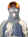 Garage Skateshop Ian Knitted Balaclava Ski Mask- Grey