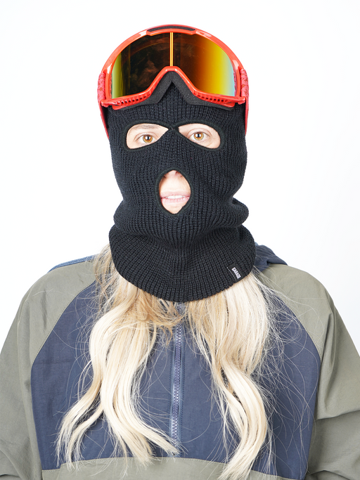 Garage Skateshop Ian Knitted Balaclava Ski Mask- Black