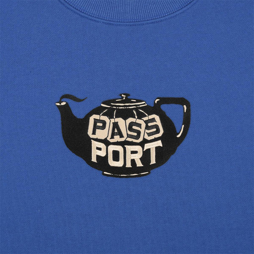 Pass~Port Skateboards ﻿Tea Pot Embroidery Crewneck Sweatshirt - Range 36