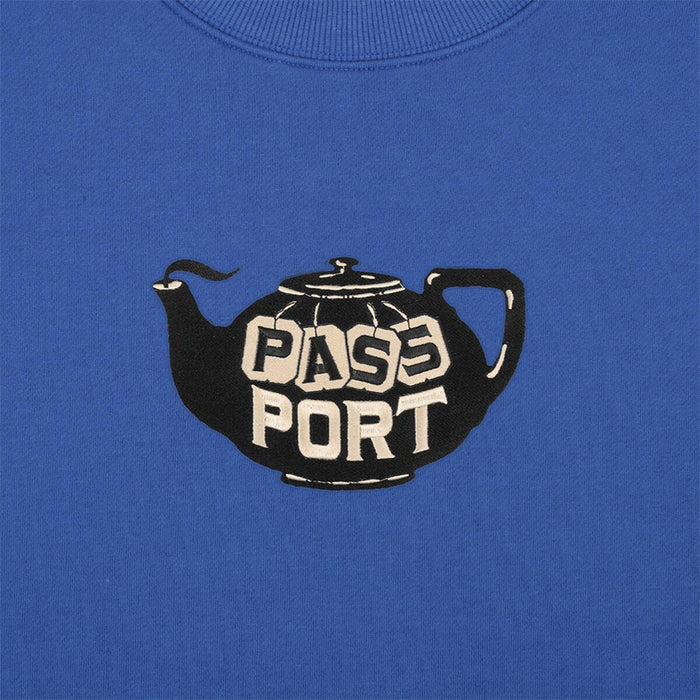 Pass~Port Skateboards ﻿Tea Pot Embroidery Crewneck Sweatshirt - Range 36