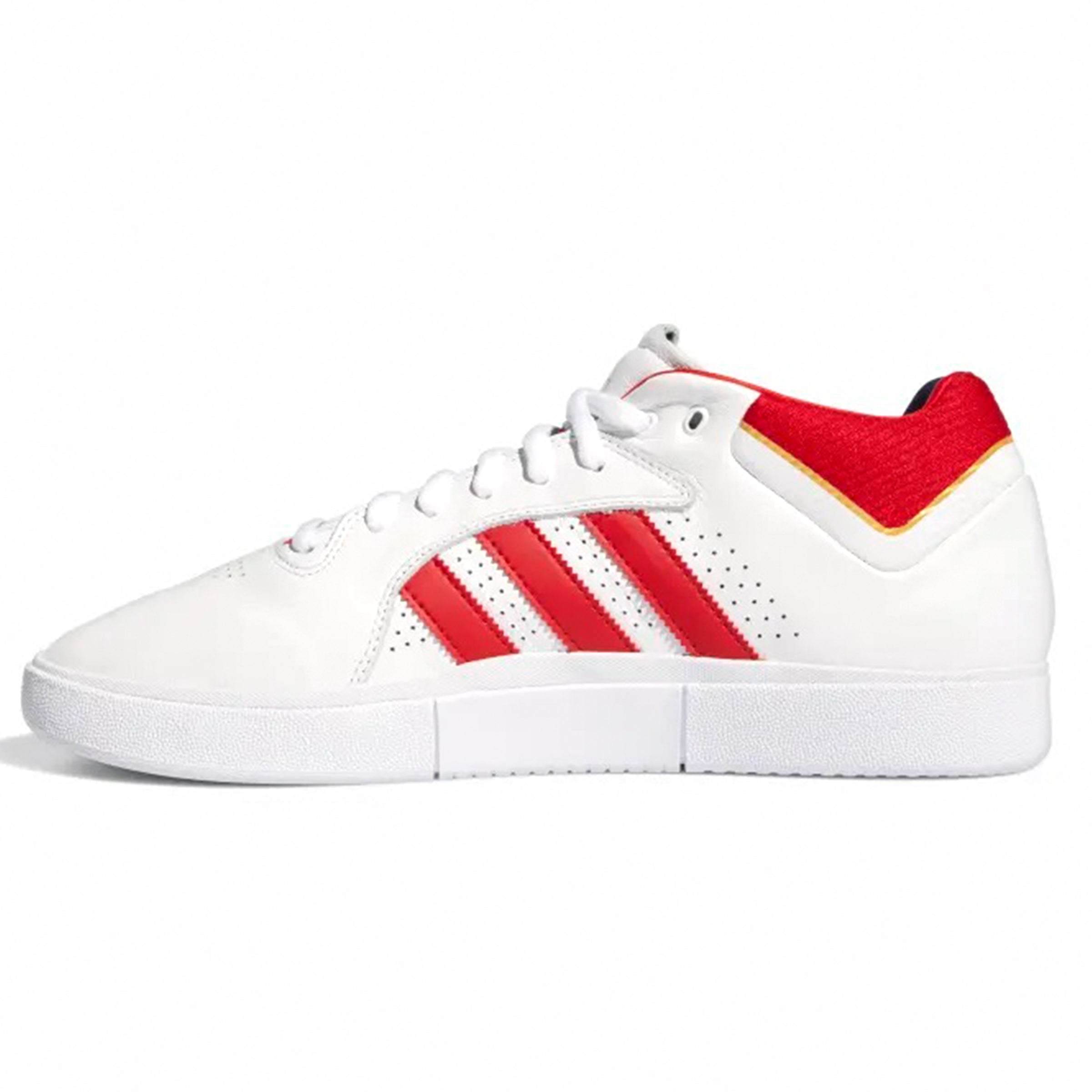 Adidas Tyshawn Jones Pro Shoe - Cloud White/Collegiate Navy/Gold Metallic